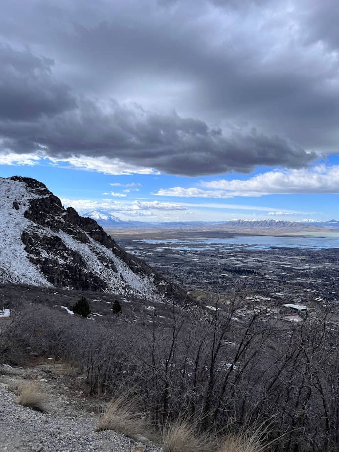 A view from the top of the Y in Provo.