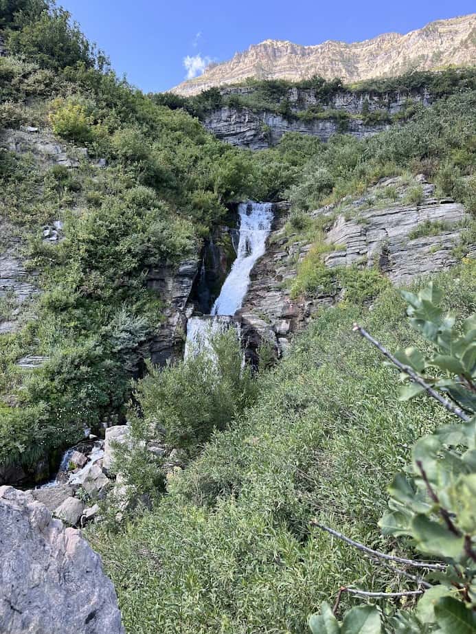 Timpanogos Lower Falls in Provo Canyon